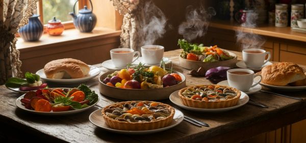Quick Vegetarian Meals with British Ingredients